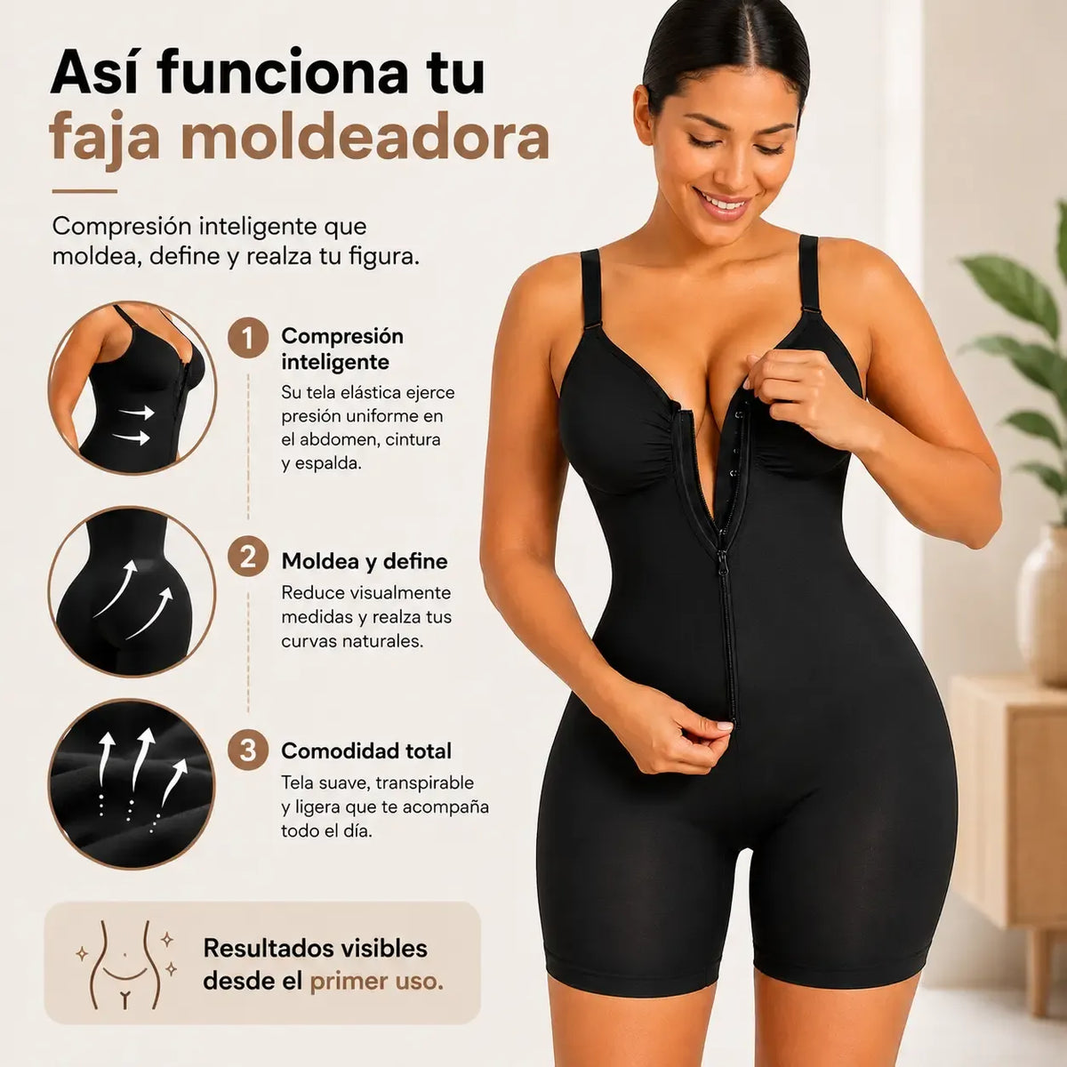 BODY MOLDEADOR CINTURA Y GLÚTEOS - ORIGINAL