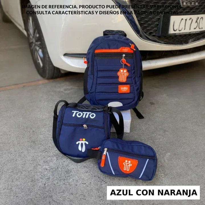 Morral Escolar Totto 3x1