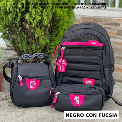 Morral Escolar Totto 3x1