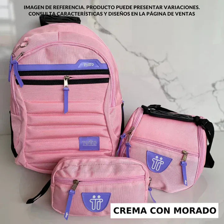 Morral Escolar Totto 3x1