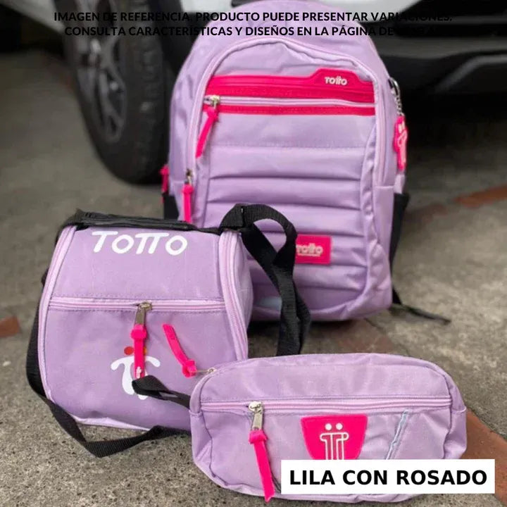 Morral Escolar Totto 3x1