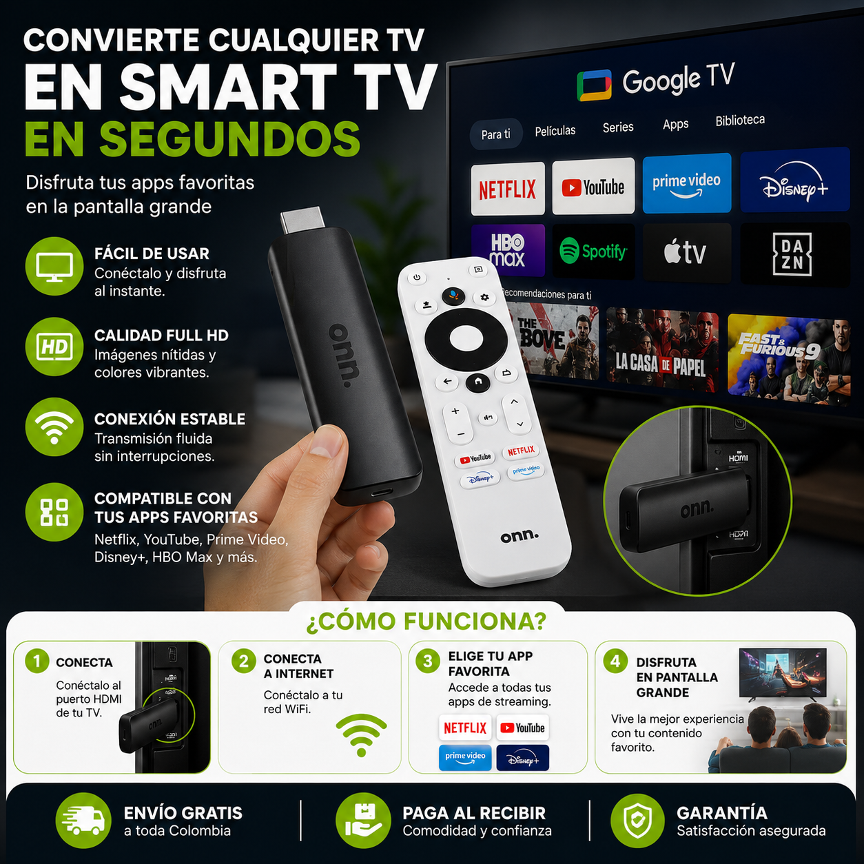 CONVERTIDOR DE TV A SMART TV: Moderniza tu TV!