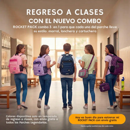 Morral Escolar Totto 3x1
