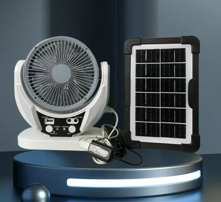 Ventilador Solar Recargable Original